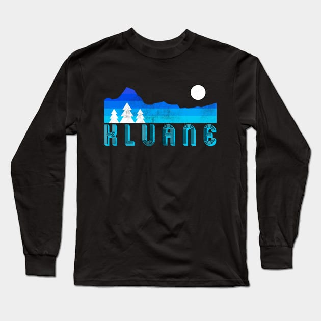 Kluane national park retro vintage Long Sleeve T-Shirt by hardy 